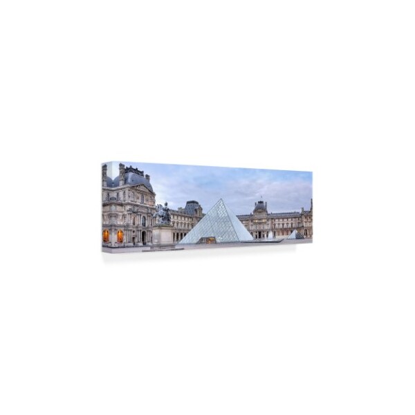 Alan Blaustein 'Louve Vista Du Matin No. 1' Canvas Art,10x32